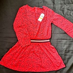 Nautica size 6x girls Red and Blue Dress